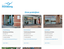 Tablet Screenshot of partners-in-mondzorg.nl